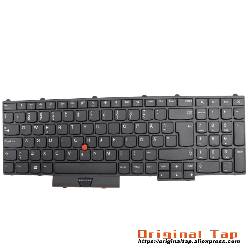 SE шведская финская клавиатура для Lenovo Thinkpad P51 P71 01ER977 01HW267