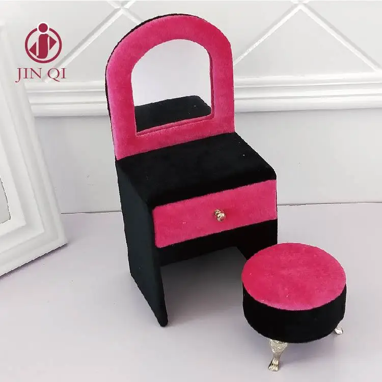 

Цзинь, фланелевая шкатулка для ювелирных изделий, тканевый диван, аксессуары для художественной мебели, декоративная шкатулка