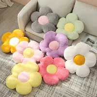 45cm cute flower plush pillow stuffed soft plant flower throw pillow cushion home sofa decoration pillow for child girl gift