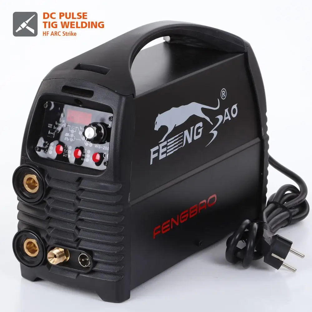 

Однофазный 220V 200 Amp IGBT инвертор DC Импульсная TIG сварка MMA ARC СВАРОЧНЫЙ АППАРАТ для нержавеющей стали