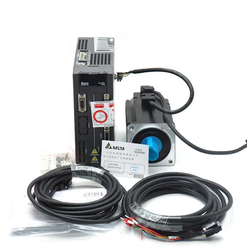 Delta Servo Drive A2 Motor 400W ASD-A2-0421-M-L-E ECMA-CA0604RS/SS кВт AC Kit