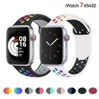 strap for iwatch serie 7 3 6 5 4 se 45mm 41mm apple watch band 44mm 40mm 42mm 38mm 40 45 mm silicone bracelet correa accessories