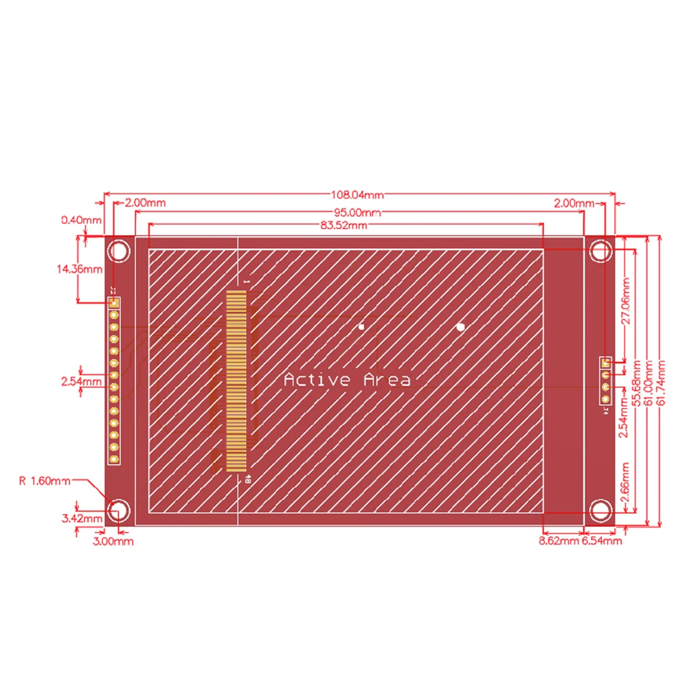 4 0 дюймовый ЖК-дисплей 480*320 MCU SPI серийный TFT ЖК-модуль экран с сенсорной панелью