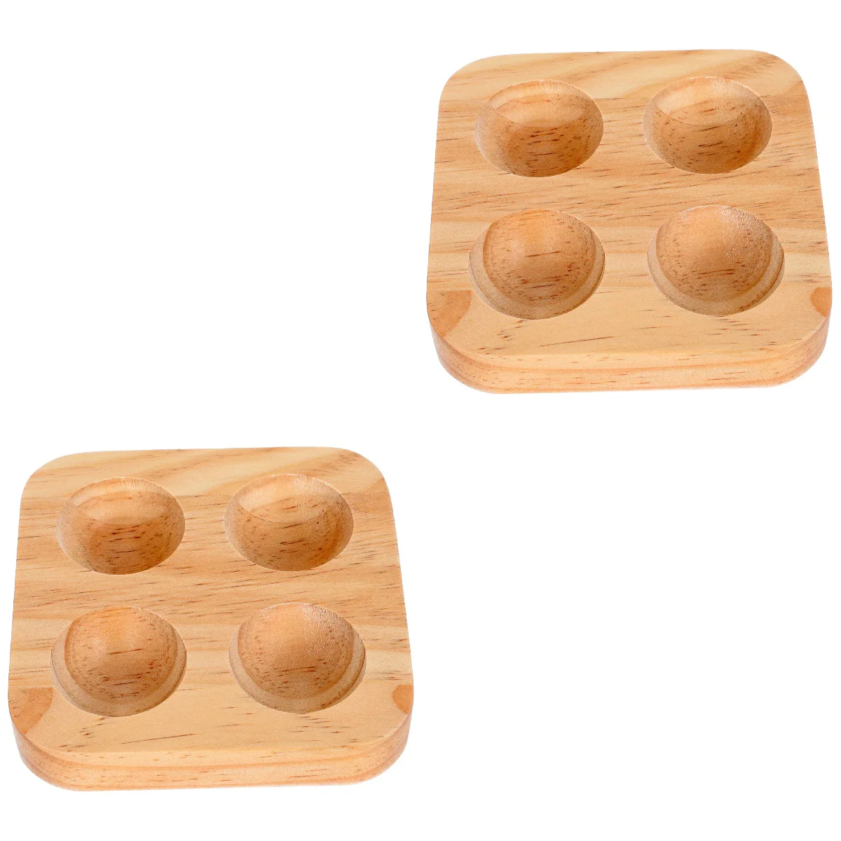 

Egg Holder Wooden Tray Wood Refrigerator Storagerustic Countertop Kitchen Display Rack Container Organizer Deviled Tarytable