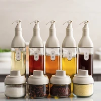 500ml glass olive oil bottle anti leakage bottle no oil sauce vinegar glass bottle for kitchen supplies condiment bottles