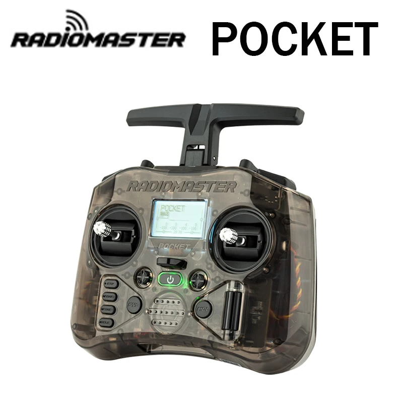 

Радиомастер Pocket FCC Version Hall Gimbal Transmitter с дистанционным управлением, портативная легкая Встроенная фотография, складная антенна