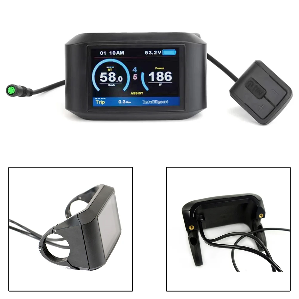 Дисплей 750C Протокол UART 24 В/36 В/48 В/52 В 5-уровневая яркость 5-контактный