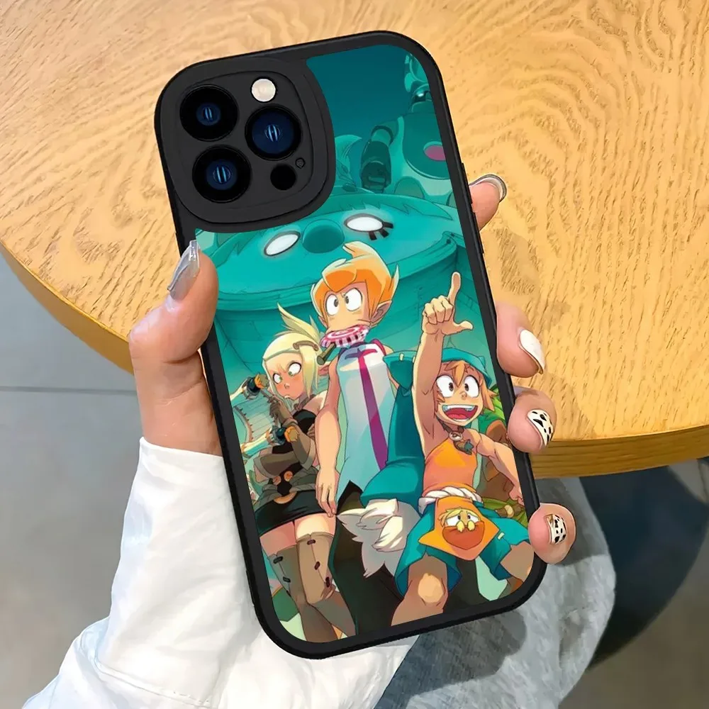 Чехол для телефона Game W-Wakfu iPhone 14 15 11 12 13 X XR Pro MAX Plus Защитная мягкая кожаная задняя