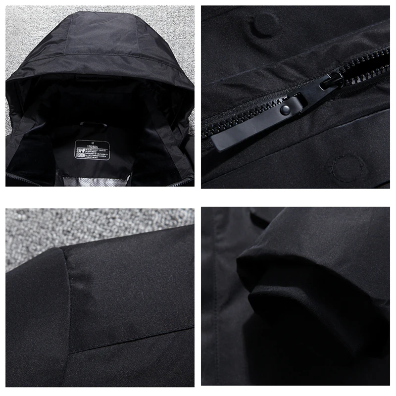 Long Down Jacket Men's Top Quality Thick Winter 2022 New Hat Separate Warm Parka Waterproof and Windproof New Men Mens Jacket