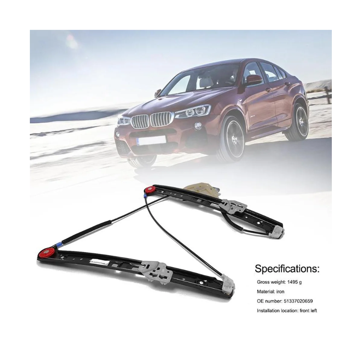 Двигатель регулятора переднего стекла для серии 3 E46 316I 318I 320I 325I 328I 330I 330Xi 1337020659