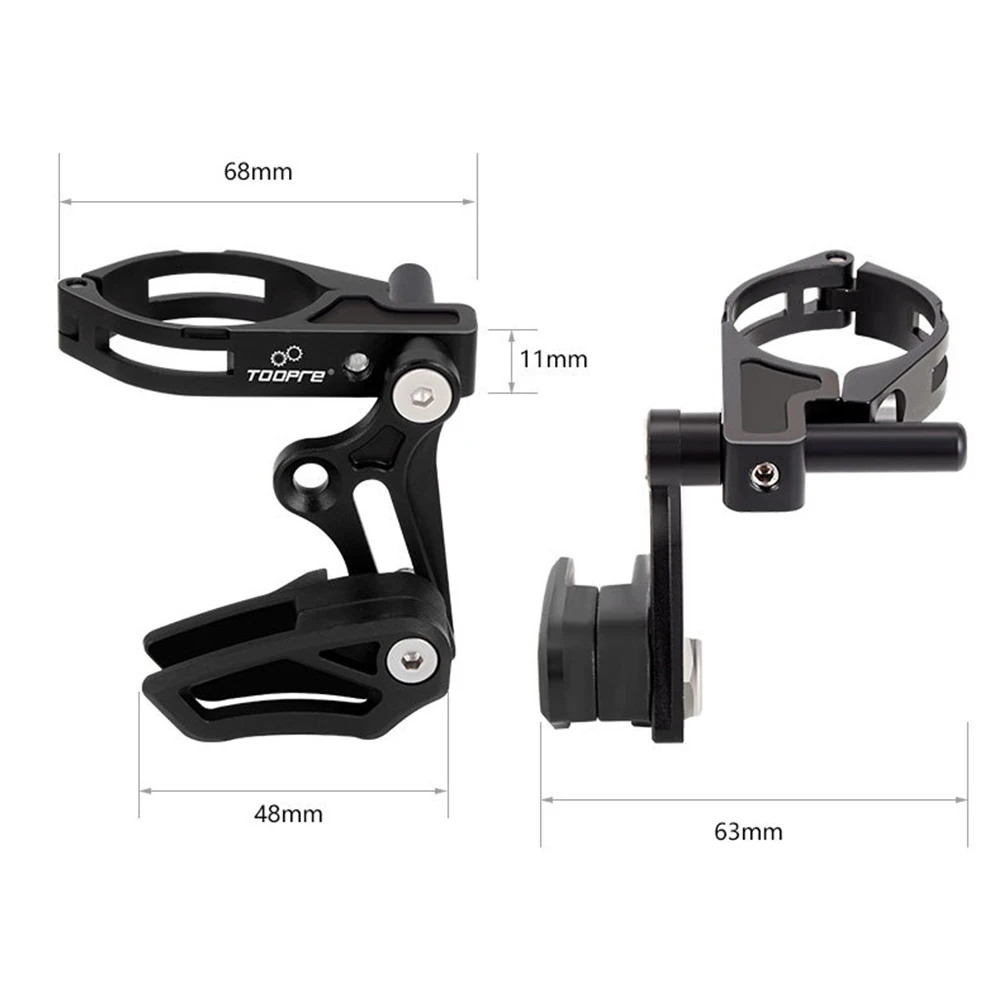 

MTB Mountain Bike Chain Stabilizer Guide High-strength Seat Single Speed W/ Frame Aluminum Alloy + Nylon Chain