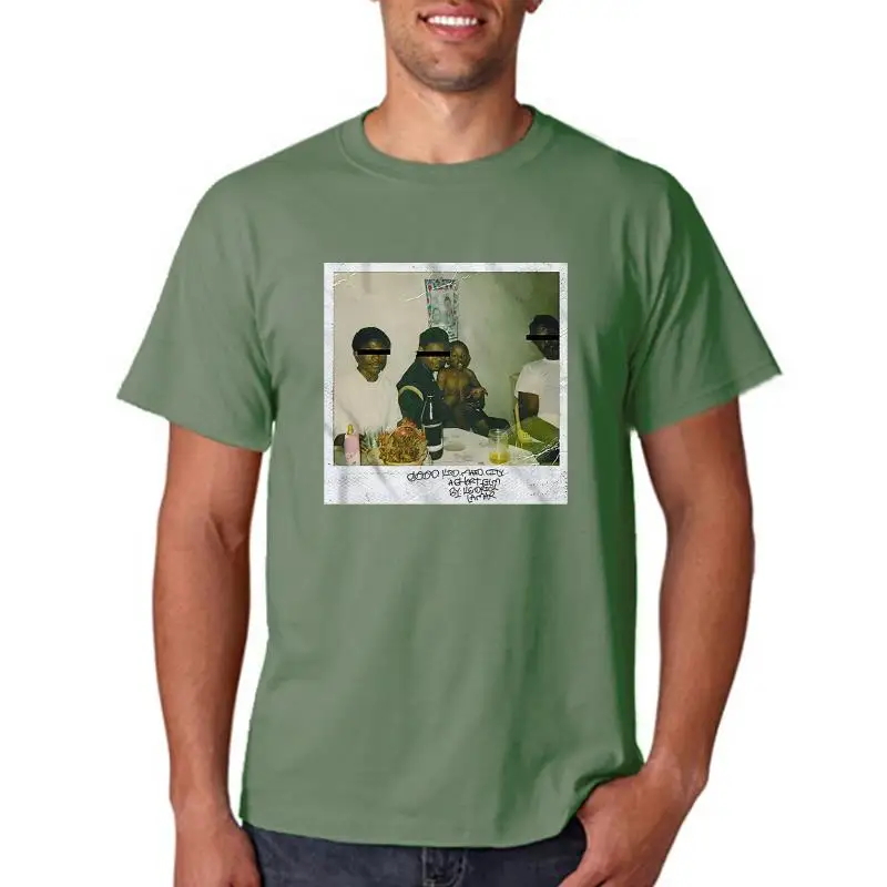 

Rapper Kendrick Lamar Good Kid Men's / Women's Oversized T Shirt Fashion Cotton O-Neck Short Sleeve Loose Print Tee Shirts