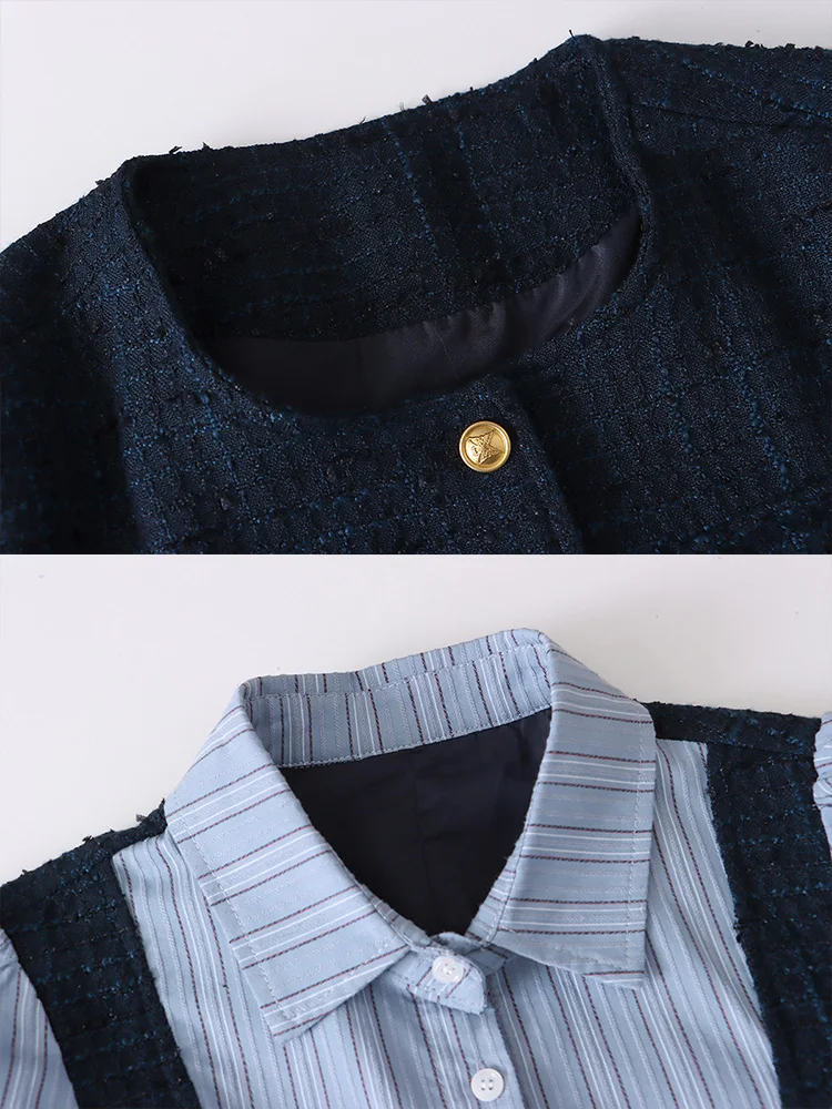 Женский винтажный корейский модный стильный наряд комплекты из двух предметов