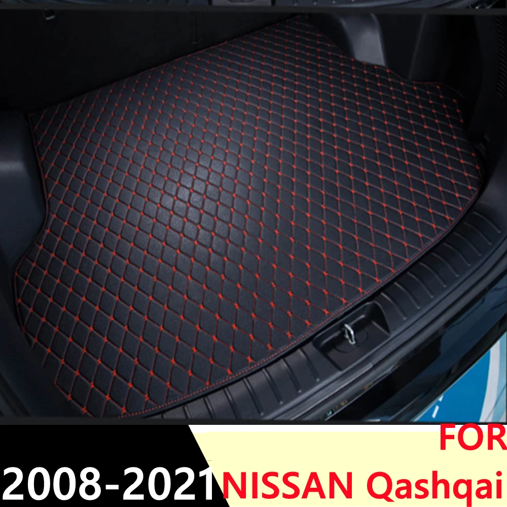 

Коврик для багажника автомобиля для NISSAN Qashqai 08-21, для любой погоды, XPE, плоский, боковой, задний, ковер, подкладка для багажника, автозапчасти, ...