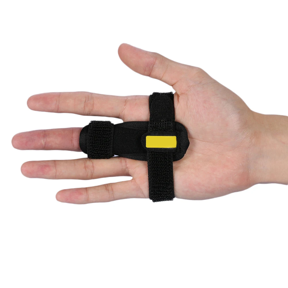 

Trigger Finger Splint, Adjustable Finger Brace with Hook&Loop Tape for Straightening Curved