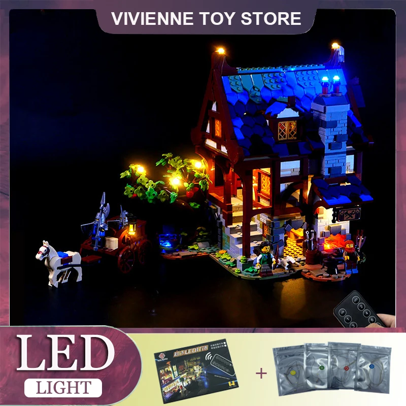 Детский конструктор для конструктора LEGO 21325 средневековый строительный блок