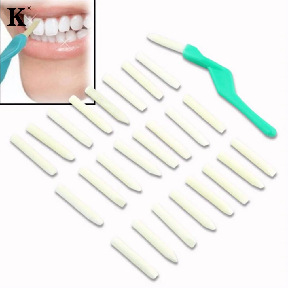 

1Set Useful Tooth Cleaner Oral Hygiene Cleaning Tools Tooth Peeling Stick + 25pcs Eraser Remove Stains Dental Care