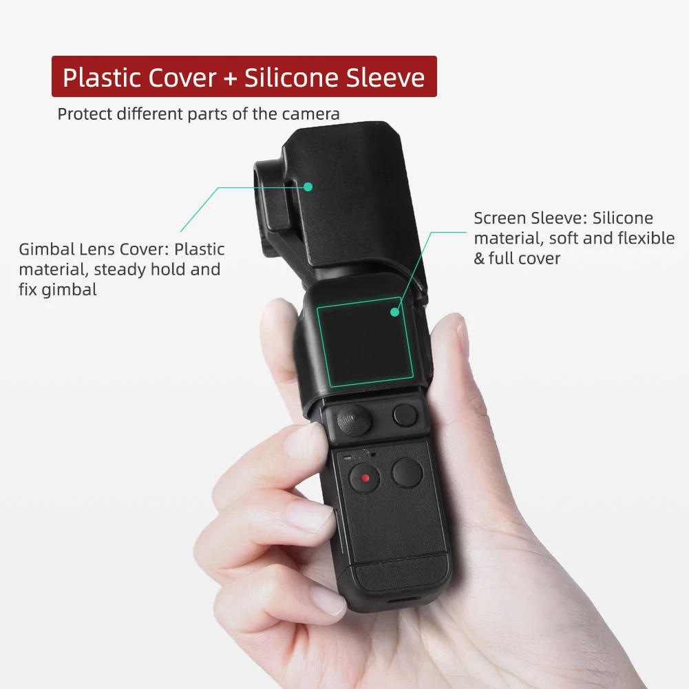 

Camera Cover Shell Camera Part Lens Gimbal Screen Protective Cap for DJI Pocket 2 OSMO Pocket Camera Accessory