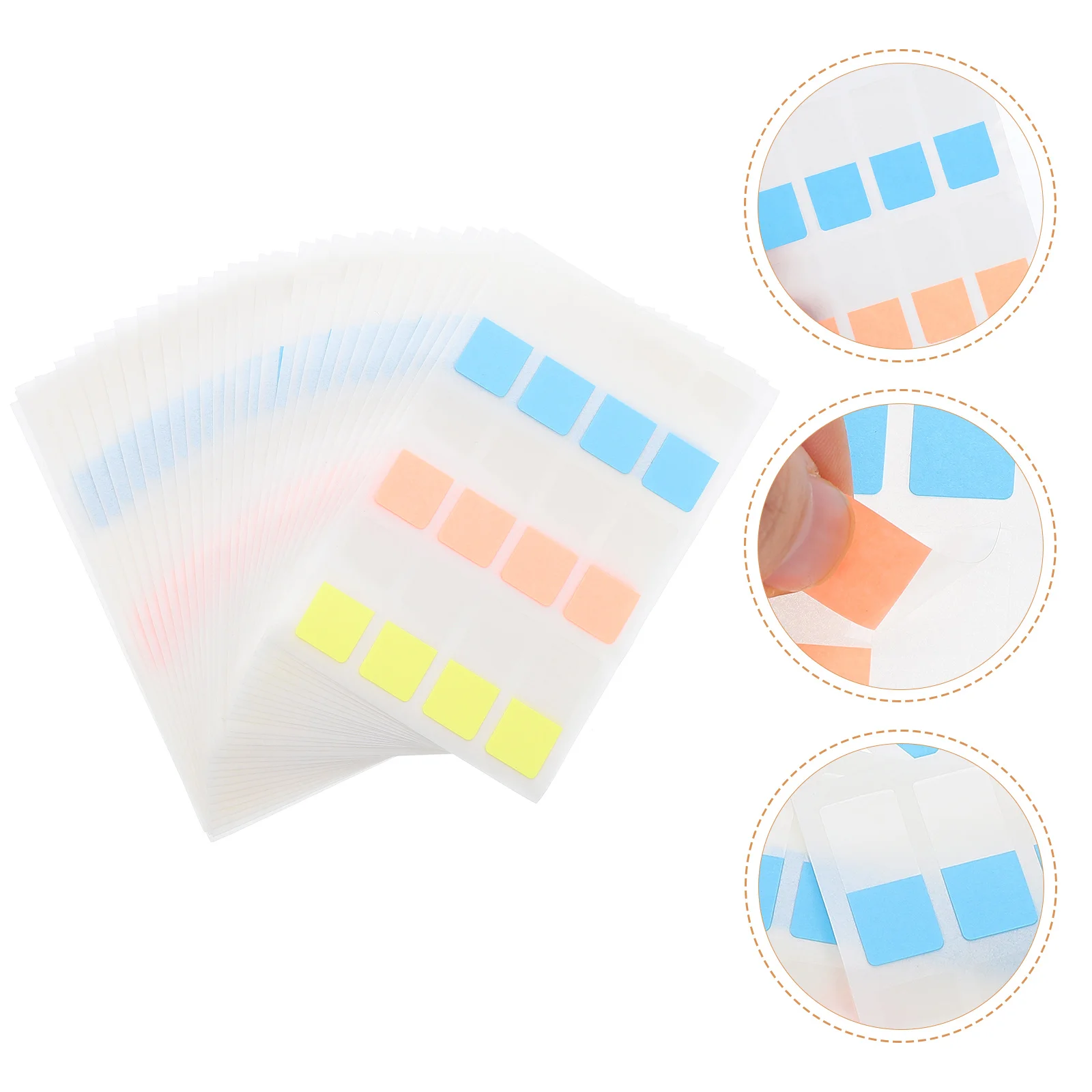 

360 Pcs Index Sticker Student Sticky Notes Convenient Memo Stickers Label Decals Plastic Tags Tearable Office Bible tabs