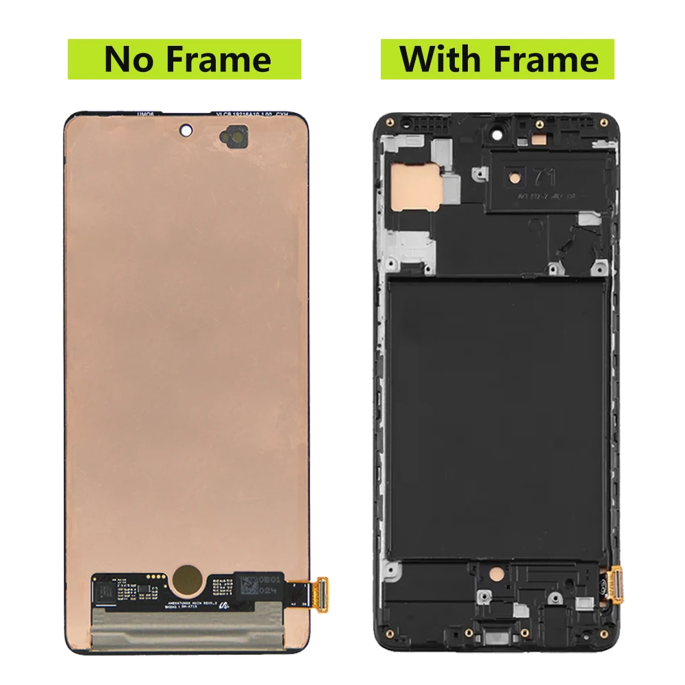 ЖК-дисплей 6 7 ''Super AMOLED для Samsung Galaxy A71 A715 сенсорный экран с дигитайзером в сборе