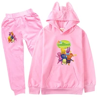 backyardigans clothes kids cats ears pullover hoodies pants 2 pcs set toddler girls boutique outfits baby boys casual sportsuits