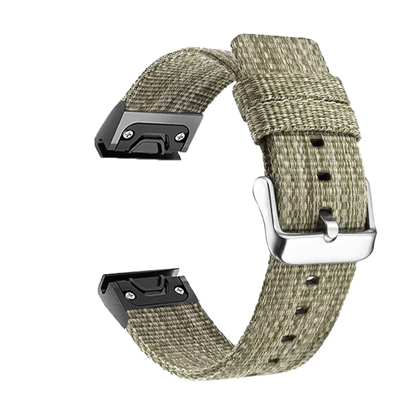 

26mm Nylon Watchband With Metal Quickfit Bracelet For Garmin Enduro 2 / Descent MK1 MK2 MK2i Bracelet For Coros Vertix 2 Strap