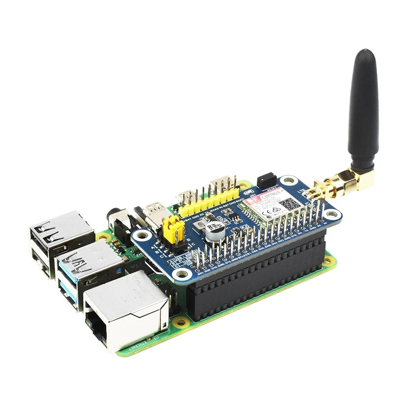Модуль беспроводной связи SIM7028 NB-Iot Hat для Raspberry Pi поддерживает глобальную