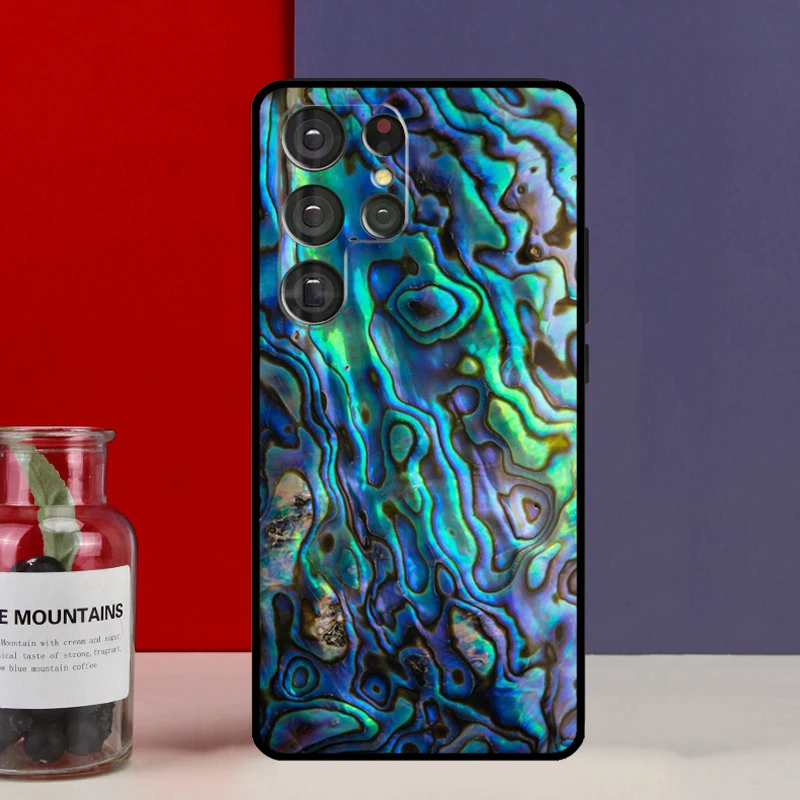 Фото Чехол Abalone Sea Shell Texture Funda для Samsung Galaxy S25 Ultra S9 S10 S20 S21 FE S22 S23 Plus S24 Ultra, чехол для телефона №5