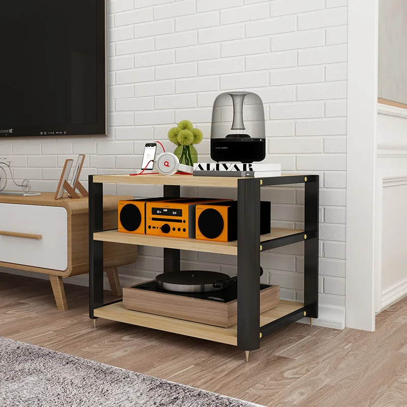 "S014 HIFI rounded corner audio rack shelf amplifier