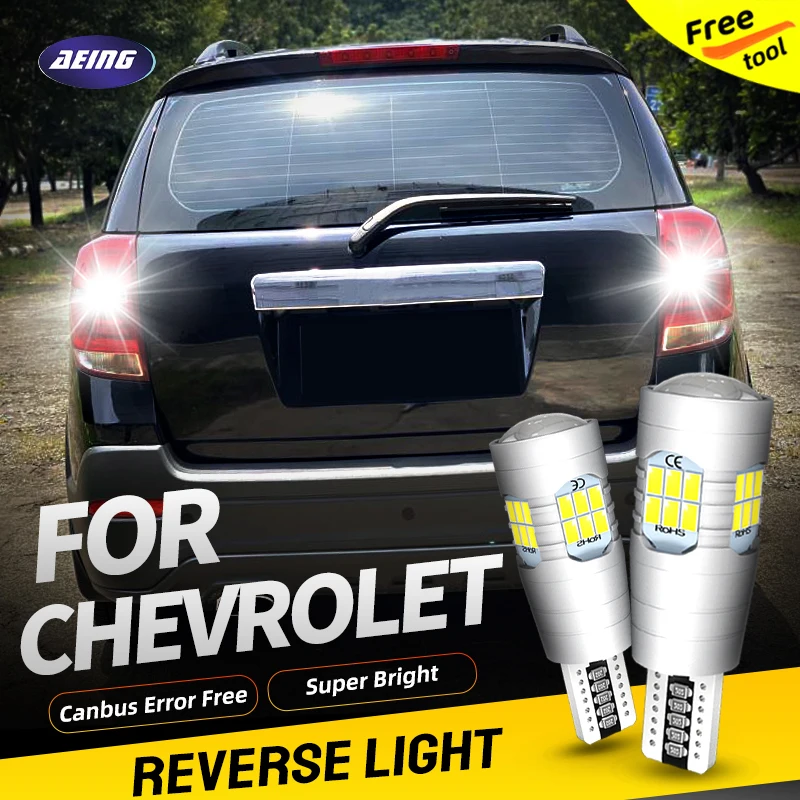 2&times;No Error T15 W16W LED Backup Reverse Lights Blubs For Che