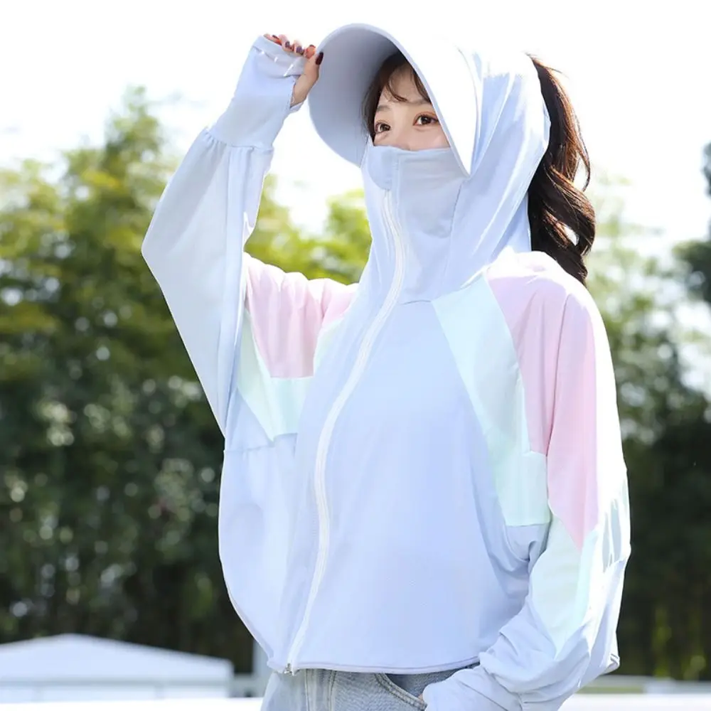 Солнцезащитная накидка с защитой от УФ-лучей и длинными рукавами