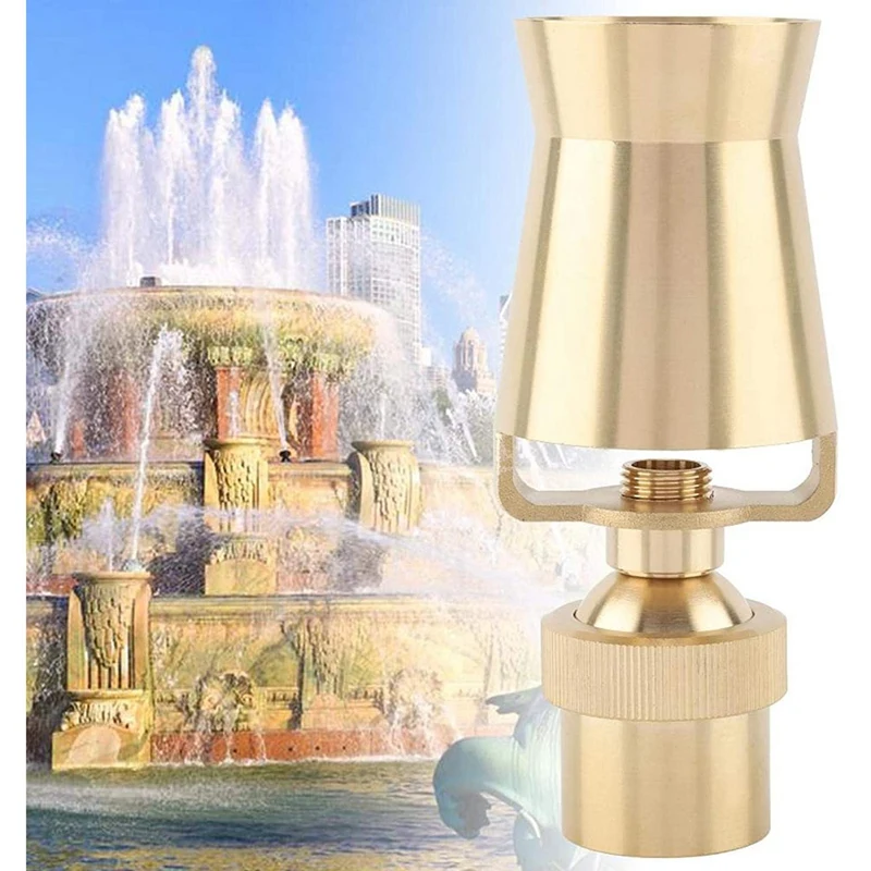 Brass Durable Adjustable Ice Tower Cascade For Fountains Sprinkler Head(1 Inch DN25) | Sprayers