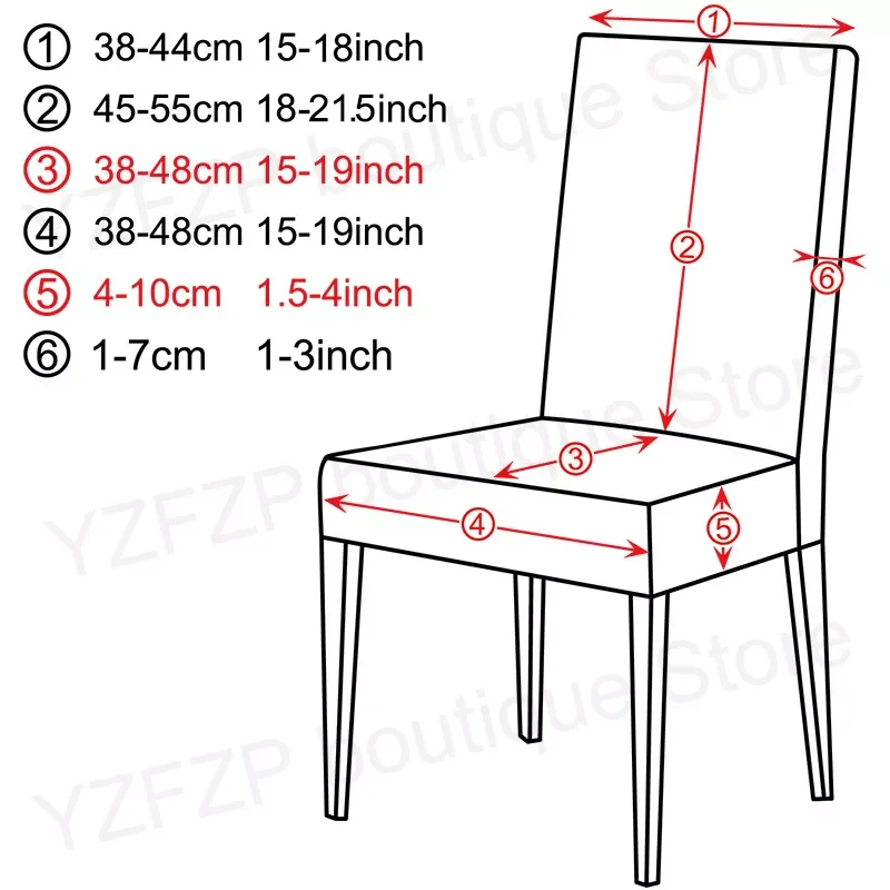

Waterproof Fabric Jacquard Chair Covers Universal Size Chair Cover Cheap Spandex Seat Case For Dining Room