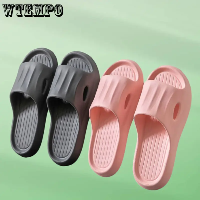 Men Slippers Non-Slip Flip Flops Plus Size Soft Sole Eva Indoor Slides Home Thick Platform Sandals Bathroom Shoes Dropshipping
