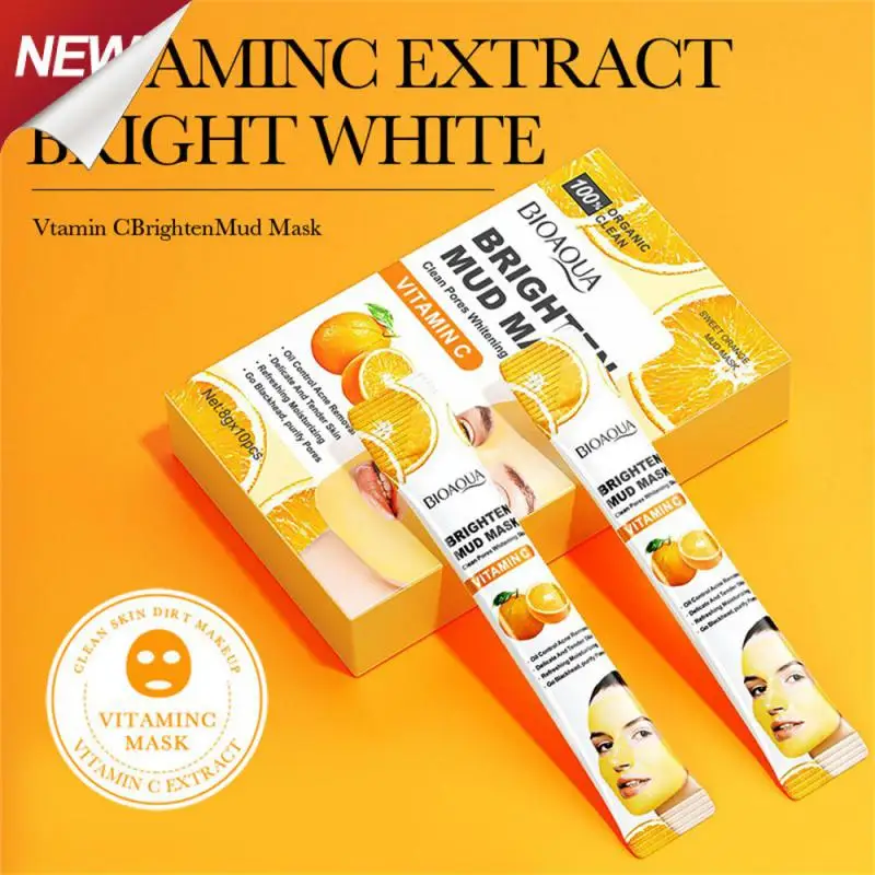 

Oil Control Vitamin Brightening Face Mask Brightening Skin Facial Skin Care Mud Film Moisturizing Skin Care Clay Mask Anti-aging