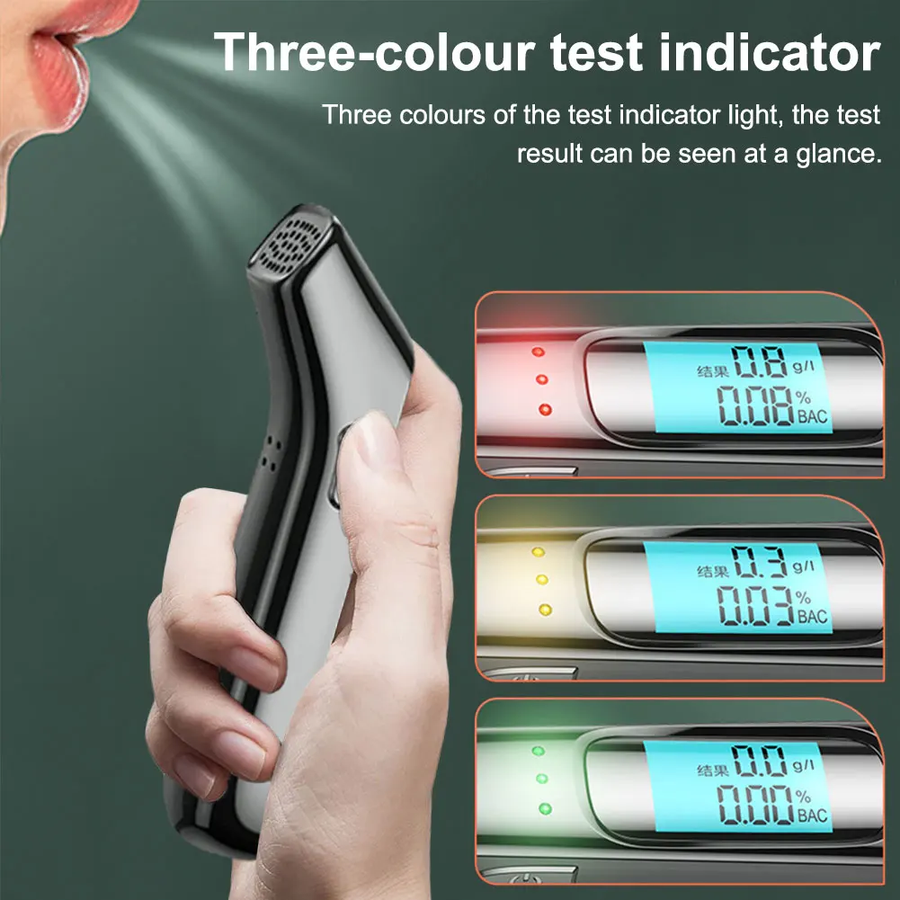 Спиртовой тестер инструмент для тестирования USB Перезаряжаемый