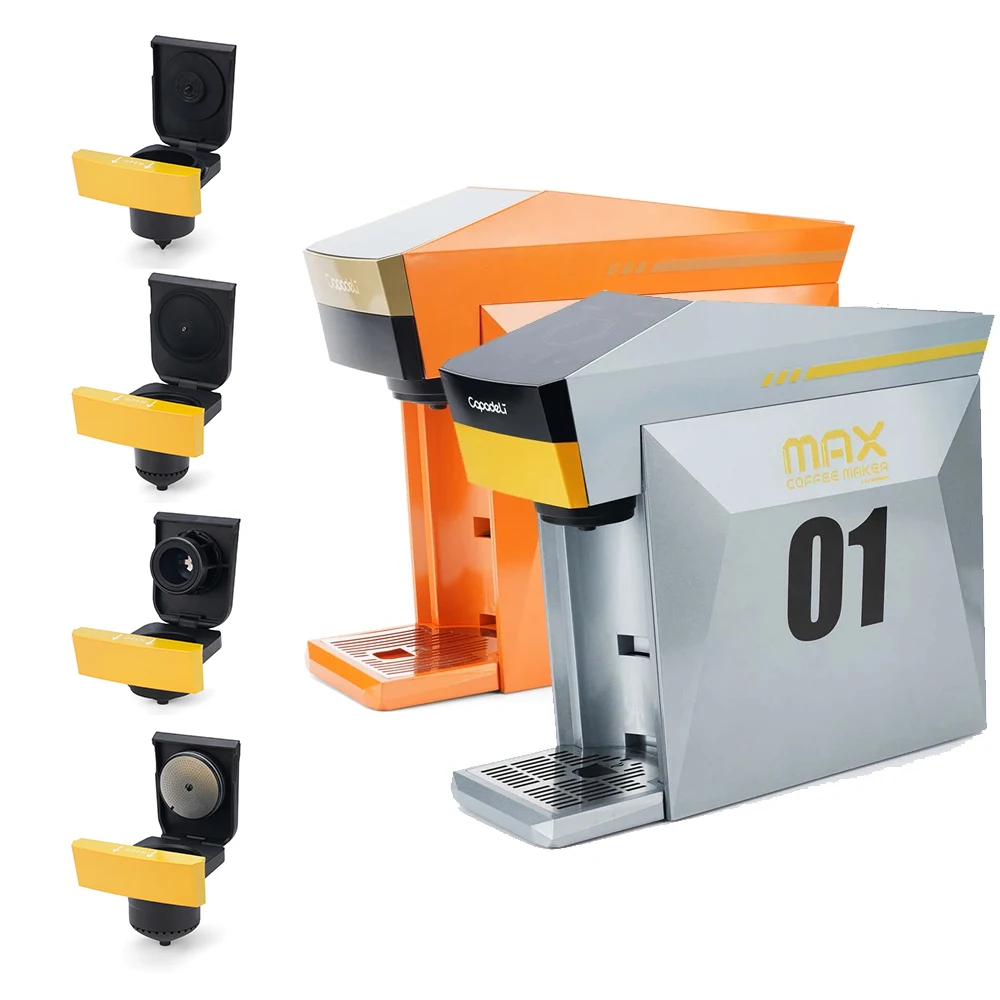 Фото Капсульная кофемашина Capadeli 4 в 1, подходит для капсульных капсул Dolce Gusto Nespresso, молотый кофе, чашка K, кофеварка 19 бар №2