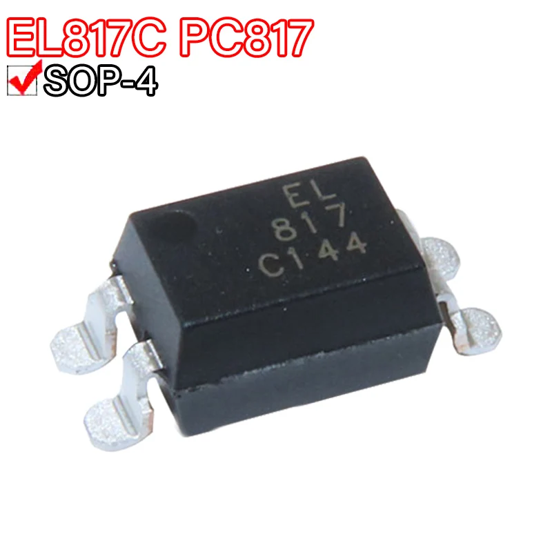 

50PCS EL817C EL817S-C PC817C PC817 SOP4 patch Optocoupler