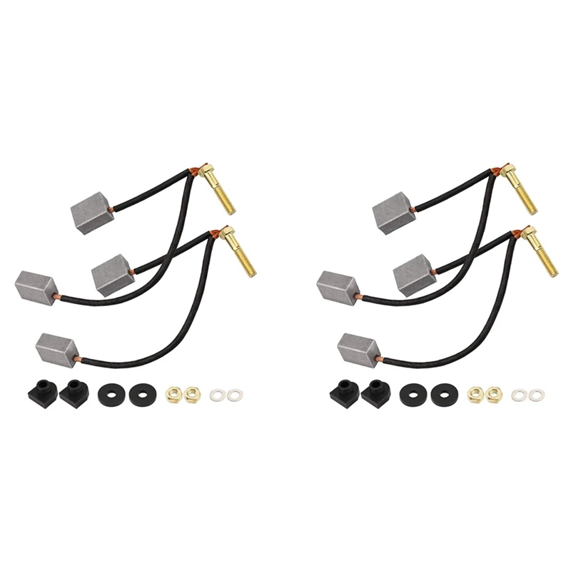 

2 набора, Набор Щеток Для Гольфа ADC Motor Brush с аппаратным обеспечением для клубного автомобиля 1021862-01 EZGO Electric 73120-G25