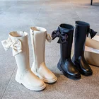 Кроссовки Детские до колен, с бантом, на осеньзиму