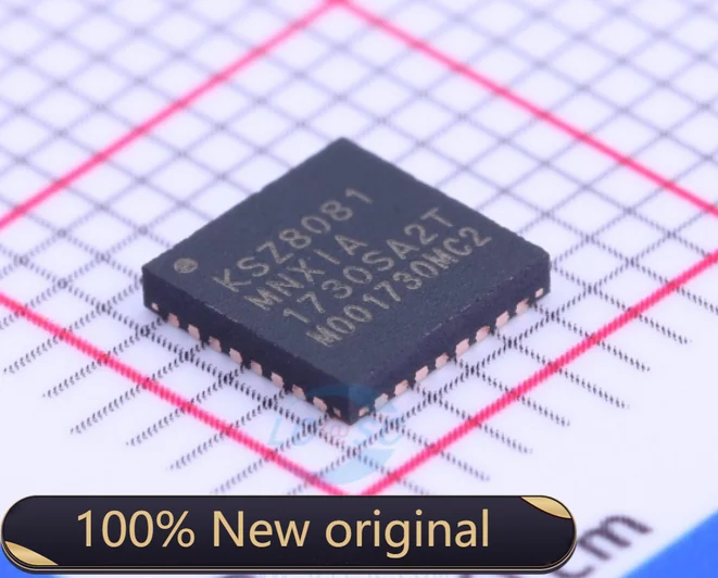 

KSZ8081MNXIA-TR package QFN-32 новый оригинальный чип Ethernet IC