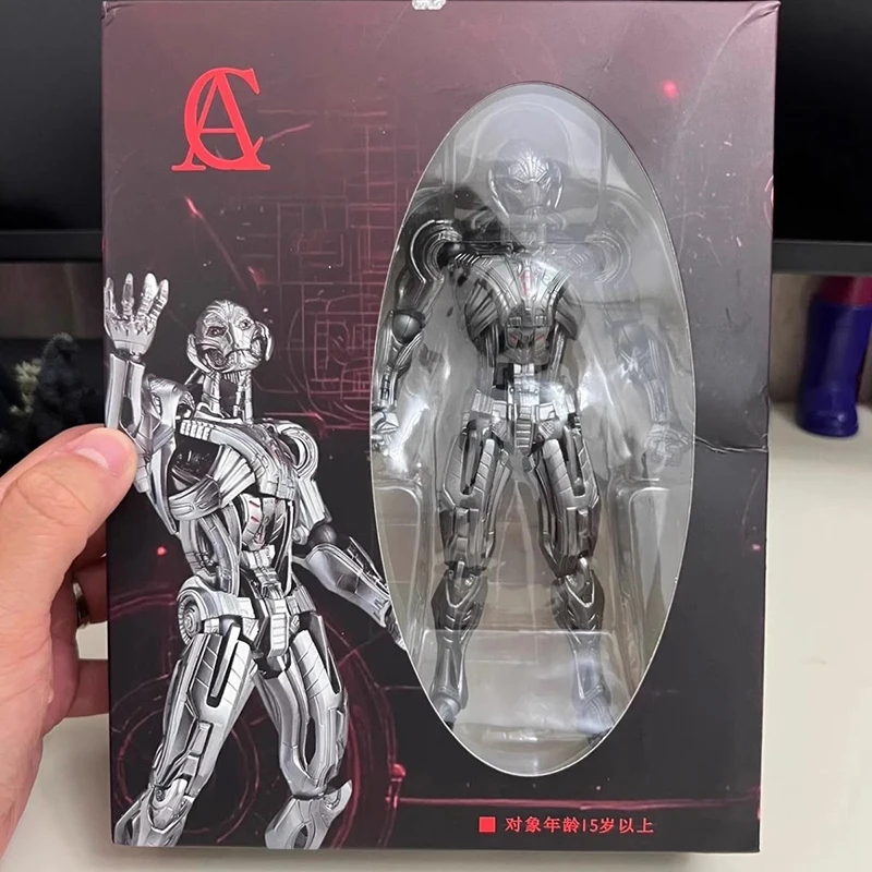 Фото В наличии: Фигурки AC Factory Ultron Action Figures Kaiyodo Amazing Yamaguchi Avengers, 17 см, коллекционная модель, подарок, игрушка №4