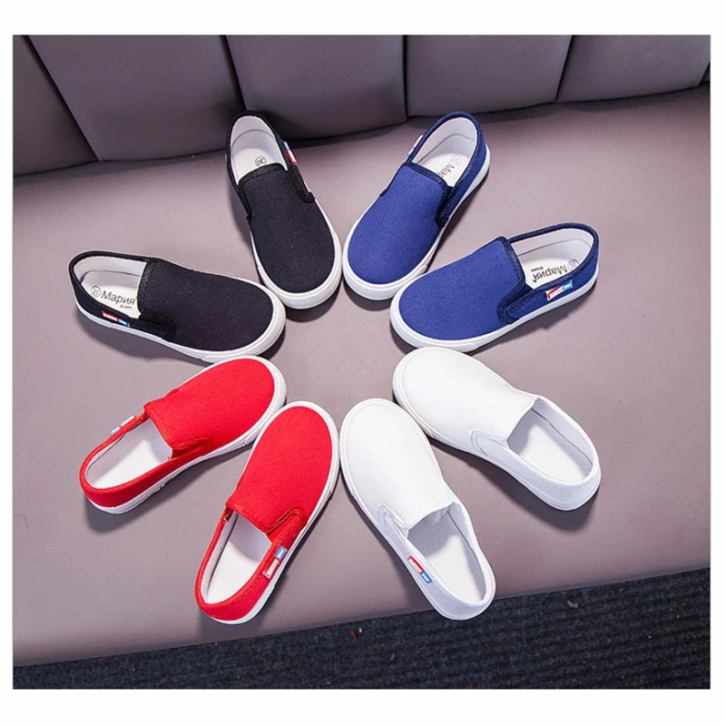 

Best Seller Kids Slip on Canvas Shoes Soft Boys Girls Casual Shoes for Ages 3-12 Years