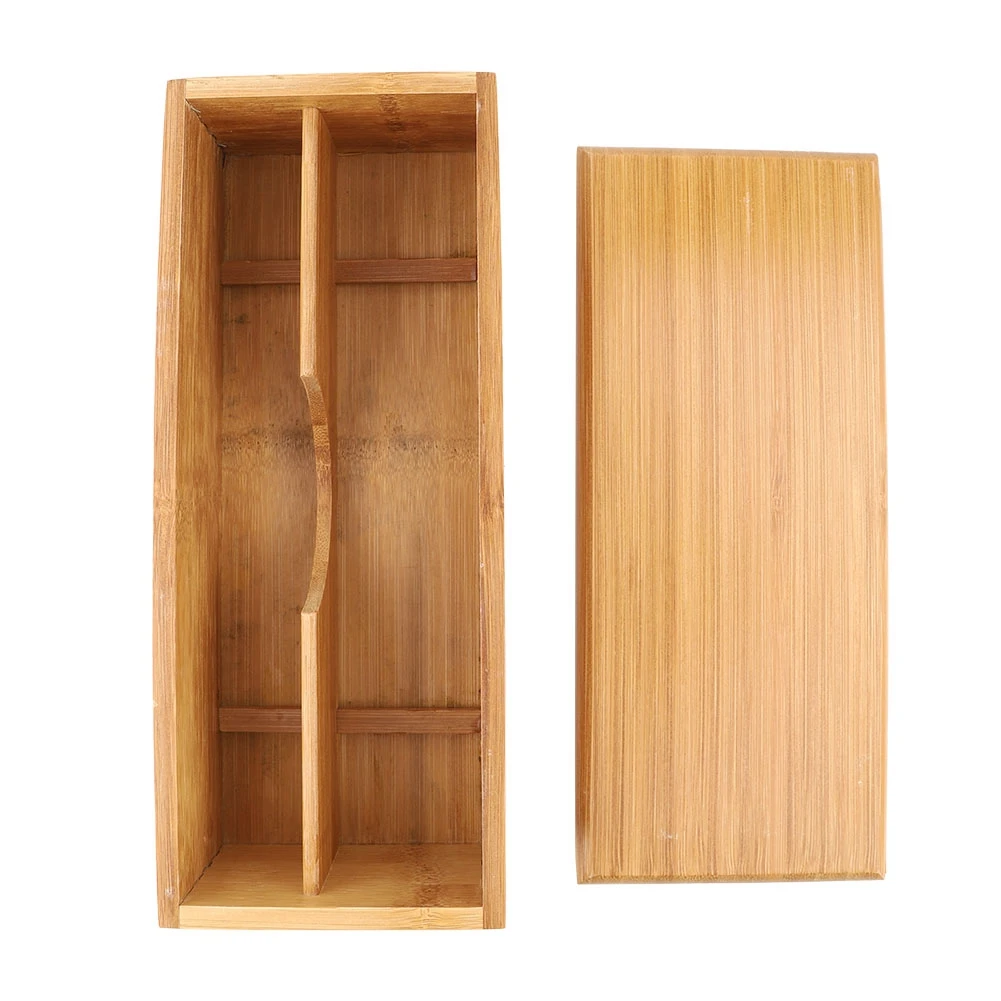 Японская коробка для палочек посуда ложка Бамбуковая хранения