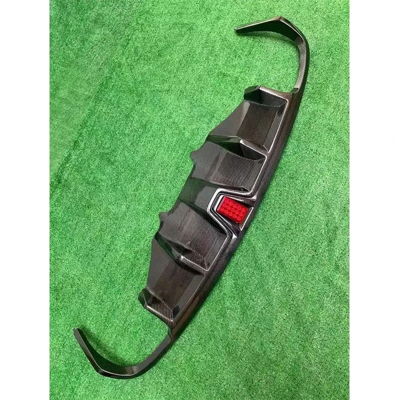 Диффузор для заднего бампера автомобиля из углеродного волокна Porsche Macan