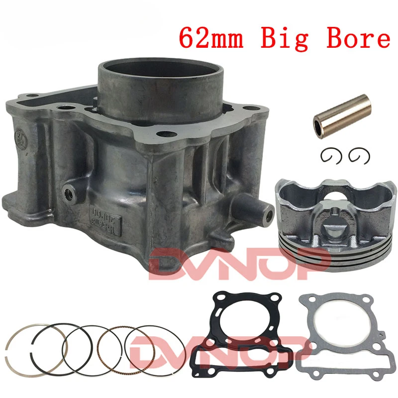 

Скутер N-MAX 62 мм, комплект гоночных цилиндров с большим отверстием для Yamaha NMAX N max Nmax 155 Aerox TRICITY R15 NVX 155cc до 183cc 2DP