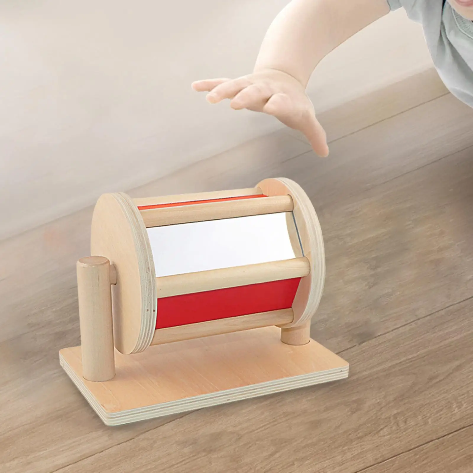 

Montessori Drum Toys Sounds Drum Roller Children Baby Toys