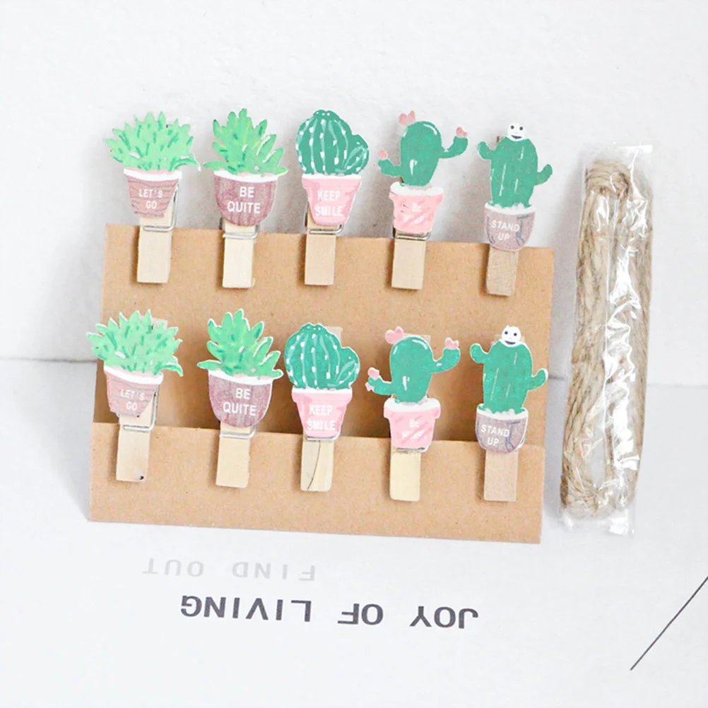 

Clips Photo Wooden Peg Clip Clothespins Craft Small Minipindiy Clothes Paper Wall Laundry Cartoon Display Memo