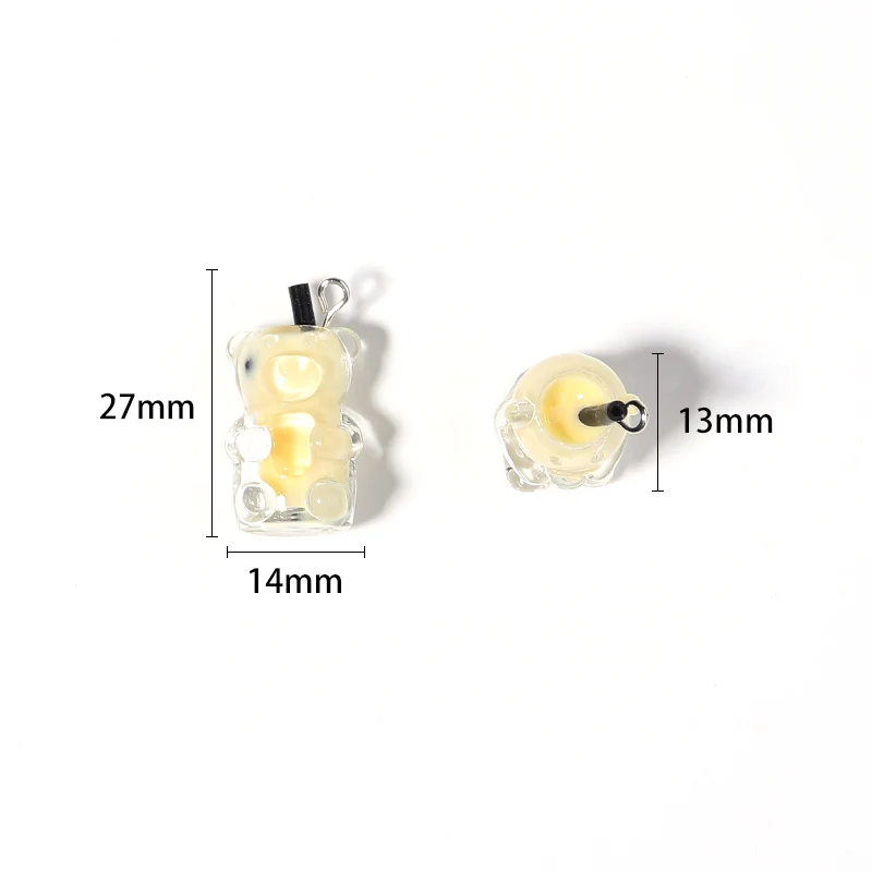 Подвеска для ожерелья и акриловое кольцо ключей разные цвета изготовления