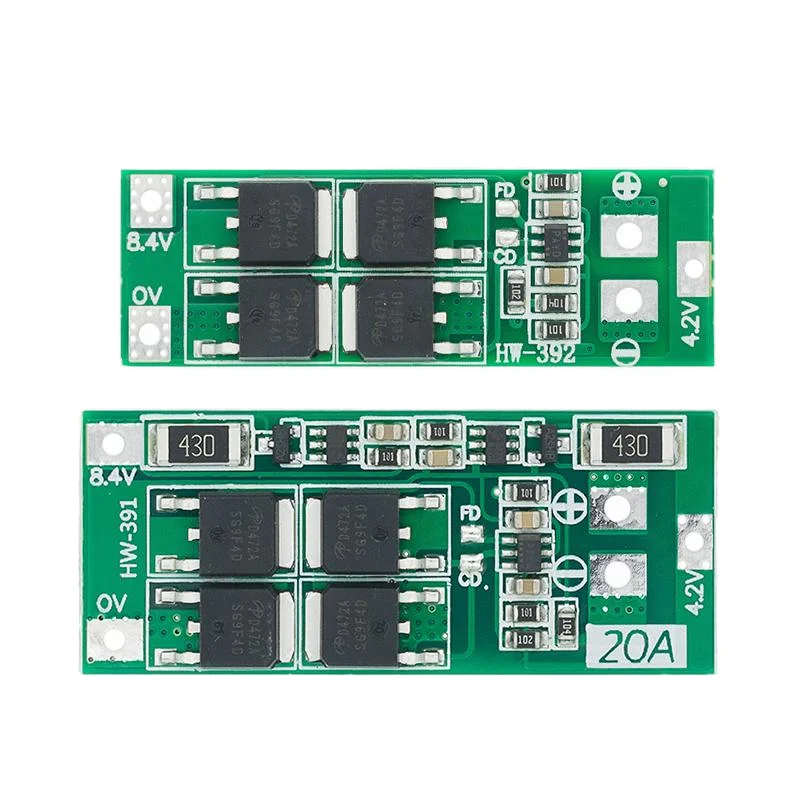 

2S 20A 7.4V 8.4V 18650 Lithium Battery Protection Board BMS Standard Balance